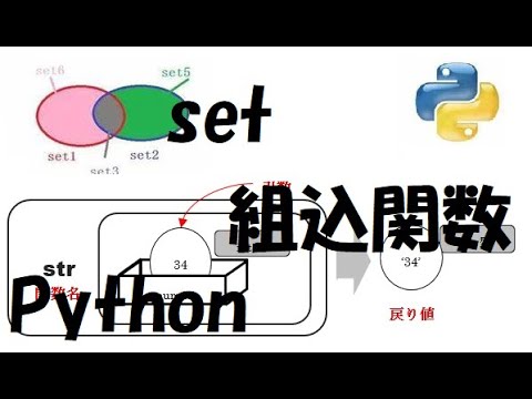 【Python】 セットの組込関数P195