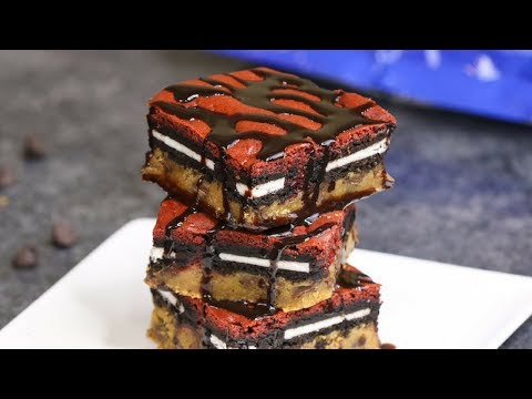 Red Velvet Slutty Brownies