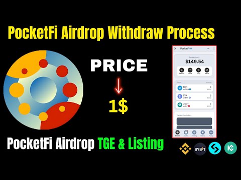 PocketFi Airdrop Withdraw Process | PocketFi Airdrop TGE & Listing |