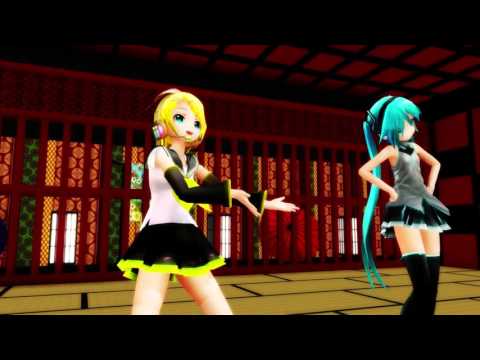 [MMD] Dance Dance Decadence- Miku appearance, Rin Kagamine