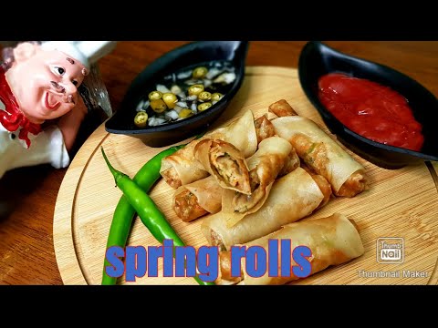 LUMPIA:  CHICKEN SPRING ROLLS