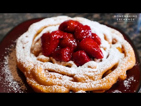 How to Make Funnel Cake | Homemade Funnel Cake Recipe