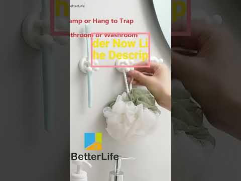 iBetterLife  Silicone Toothbrush Holders | Multi-Function Hook Self Adhesive #wallmounted #shorts