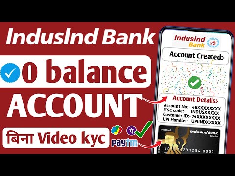 Without Video KYC | indusind bank account opening online 2024 |open saving account without kyc 2024