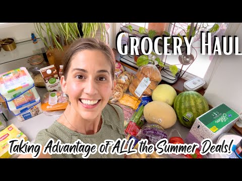 SUMMERTIME FAVORITES Large Family Grocery Haul