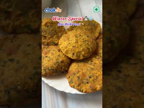 Aloo Methi Poori Recipe | Chukde Spices