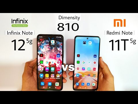 Infinix note 12 5G vs redmi note 11t 5G Speed Test & Comparison | Full Comparision