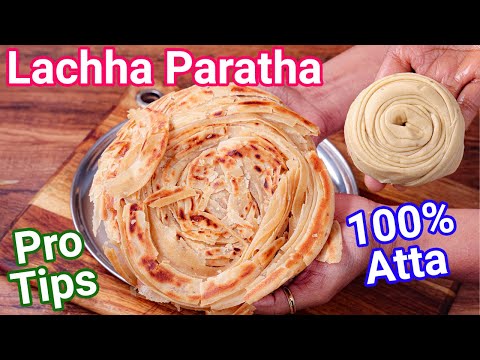 Lachha Paratha with Tips & Tricks - No Maida | Layered Wheat Flour Paratha - Street Style