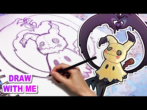 How to Draw Mimikyu (Pencil) EASY Step by Step Art Lesson