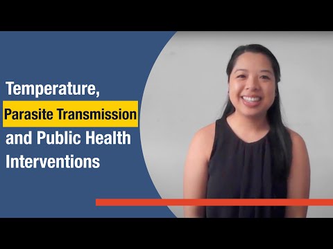 Temperature impacts parasite transmission and the effectiveness of public health interventions