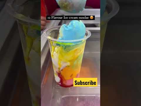 12 flavour ice cream in delhi  #icecream #shorts #short #viral