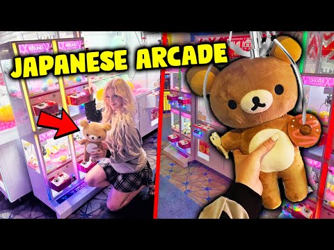 Japanese Crane Game Challenge! Winning the worlds SMALLEST Claw Machines