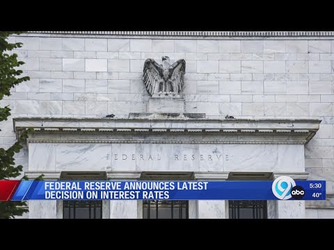 Federal Reserve announces latest decision on interest rates