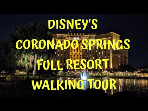 DISNEY'S CORONADO SPRINGS FULL RESORT WALKING TOUR