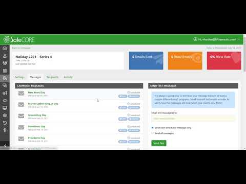 Email Campaign - Pre Designed Email Holiday Campaigns through SaleCore.