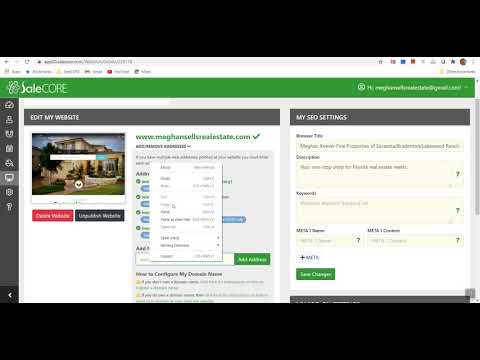 How to manage dns on godaddy and setting up your domain on app.salecore.com