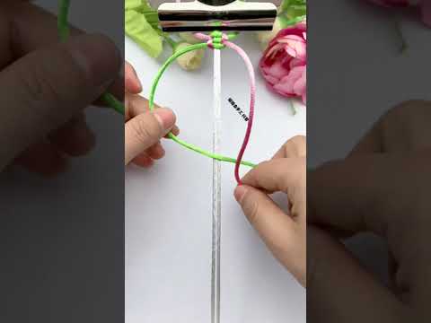 Universal opening tutorial, rope braiding skills sharing, handmade DIY, knot tutorial, knot, fan