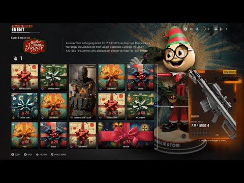 ALL Archies Festive Frenzy Rewards EARLY SHOWCASE! (FREE Operator, Presents, & MORE!) - Black Ops 6