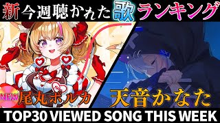 【circus】ホロライブ歌ってみた週間ランキング  viewed cover song  week 2024/12/13～12/20【1年期間/1year 】【hololive】