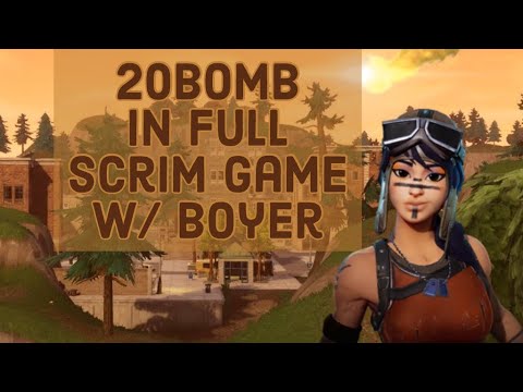 20Bomb in a Full scrim Lobby w/Boyer