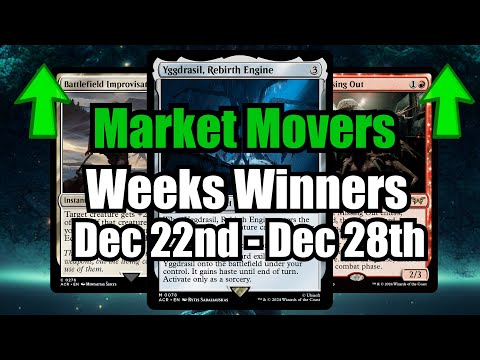 MTG Movers Of The Week! Dec 22 - Dec 28 | Post Holiday Price Surge! Yggdrasil & Fear of Missing Out!