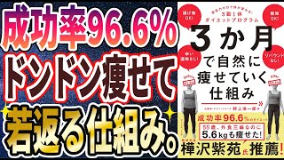 【ベストセラー】「３か月で自然に痩せていく仕組み――意志力ゼロで体が変わる！３勤１休ダイエットプログラム」を世界一わかりやすく要約してみた【本要約】