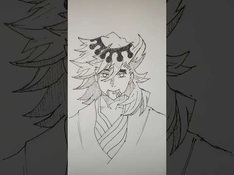 Drawing Doma | Demon Slayer #demonslayer #anime #shorts