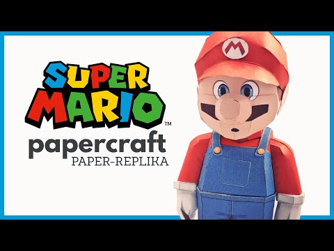 DIY Super Mario Bros. Paper figure (paper-replika papercraft)