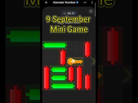 Hamster Combat Daily Mini Game 9 September #hamsterkombat #hamsterpuzzle #hamsterminigame