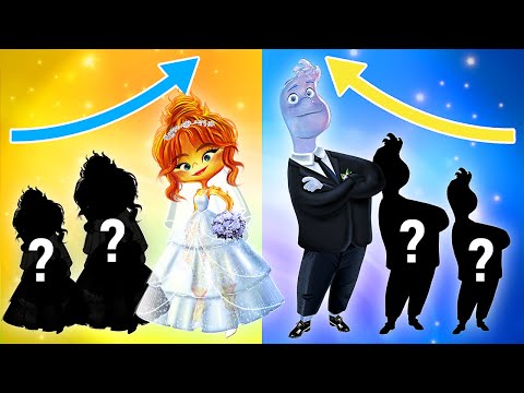 Elemental Ember And Wade Glow Up Compilation! Wedding Makeover