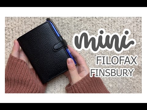 Mini Filofax Finsbury | Wallet Set Up!