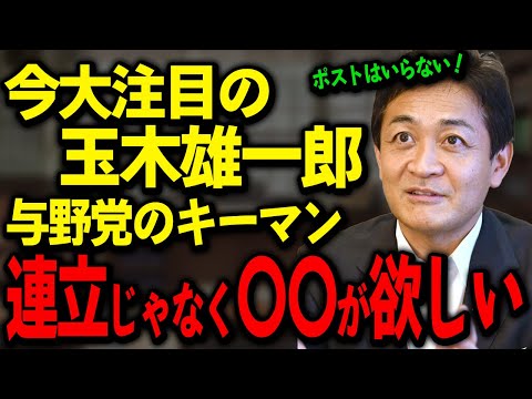 【国民民主党】念願のキャスティングボートを握った！過半数割れした与党はこれからも同じじゃない！【玉木雄一郎】