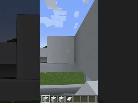 Building Modern House 🏠 in Minecraft (Part 7) #minecraft #shorts #minecraftbuilding