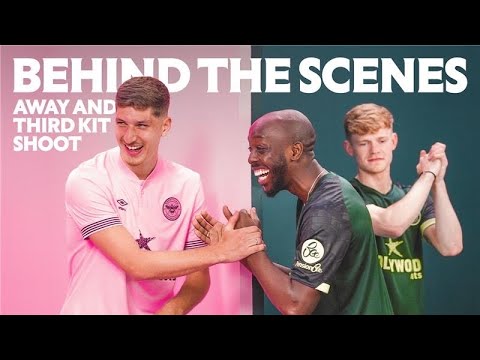 "Very good on the pitch, very good in the picture!" | BTS at the 2024/25 away + third shirt shoot 🤩📸