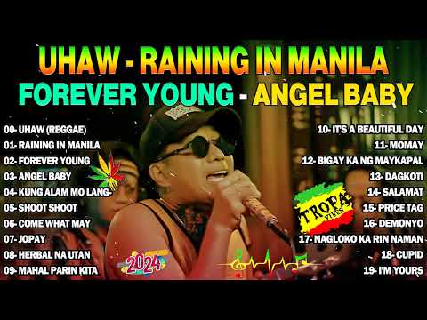 BEST REGGAE MIX 2024💖UHAW - DILAW | RELAXING ROAD TRIP REGGAE SONGS - NONSTOP SONGS OF TROPA VIBES