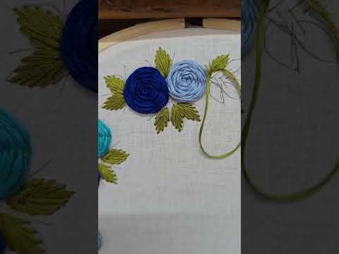 hand embroidery designs 🪡🧵#embroiderydesignforbeginners #embroiderydesigns