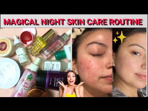 Easy 3 steps Night Skin Care Routine for flawless and fair skin || { pre bridal care }