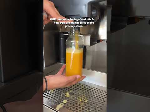 Getting Orange Juice in Portugal 🇵🇹