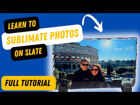 Learn How Easy it is to Sublimate Photos on Slate