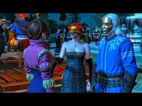 Geralt and Triss Merigold Attend Vegelbud's Masquerade Ball: Full Story (Witcher 3)