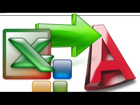 EXPORT FROM EXCEL TO AutoCAD  How to import X,Y Coordinates from Excel to AutoCAD