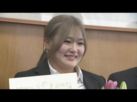 女子ゴルフ・桑木志帆選手（21）にスポーツ栄誉賞「海外でも活躍したい」　岡山市