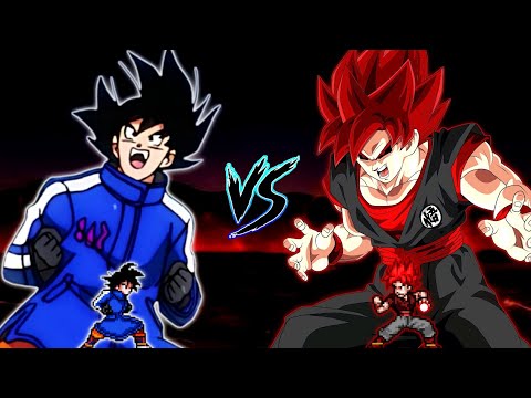 Goku TB V2 (New) VS Evil Goku Perfect PSSJ in Jump Force Mugen