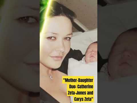 "Mother-Daughter Duo: Catherine Zeta-Jones and Carys Zeta# transformation#shorts#famile