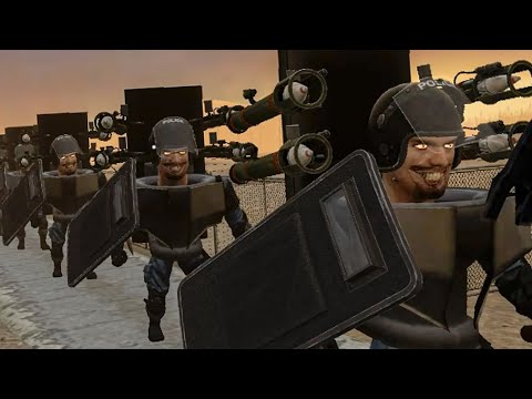 NEW UPGRADED SKIBIDI TOIELT ARMY part 4 !!! SKIBIDI TOILET IN GARRY'S MOD!