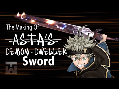 Forging Asta's [Demon Dweller] Sword - Black Clover