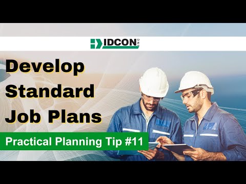 Develop Standard Job Plans: Practical Maintenance Planning Tip #11