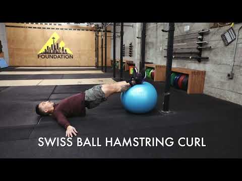 Swiss Ball Hamstring Curl