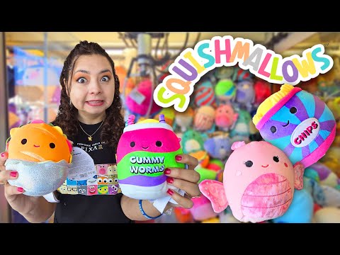 I was NOT Supposed to WIN this many Squishmallows from the Claw Machine!