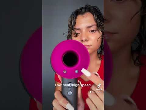 How to diffuse curly hair #diffuser #dysonsupersonic